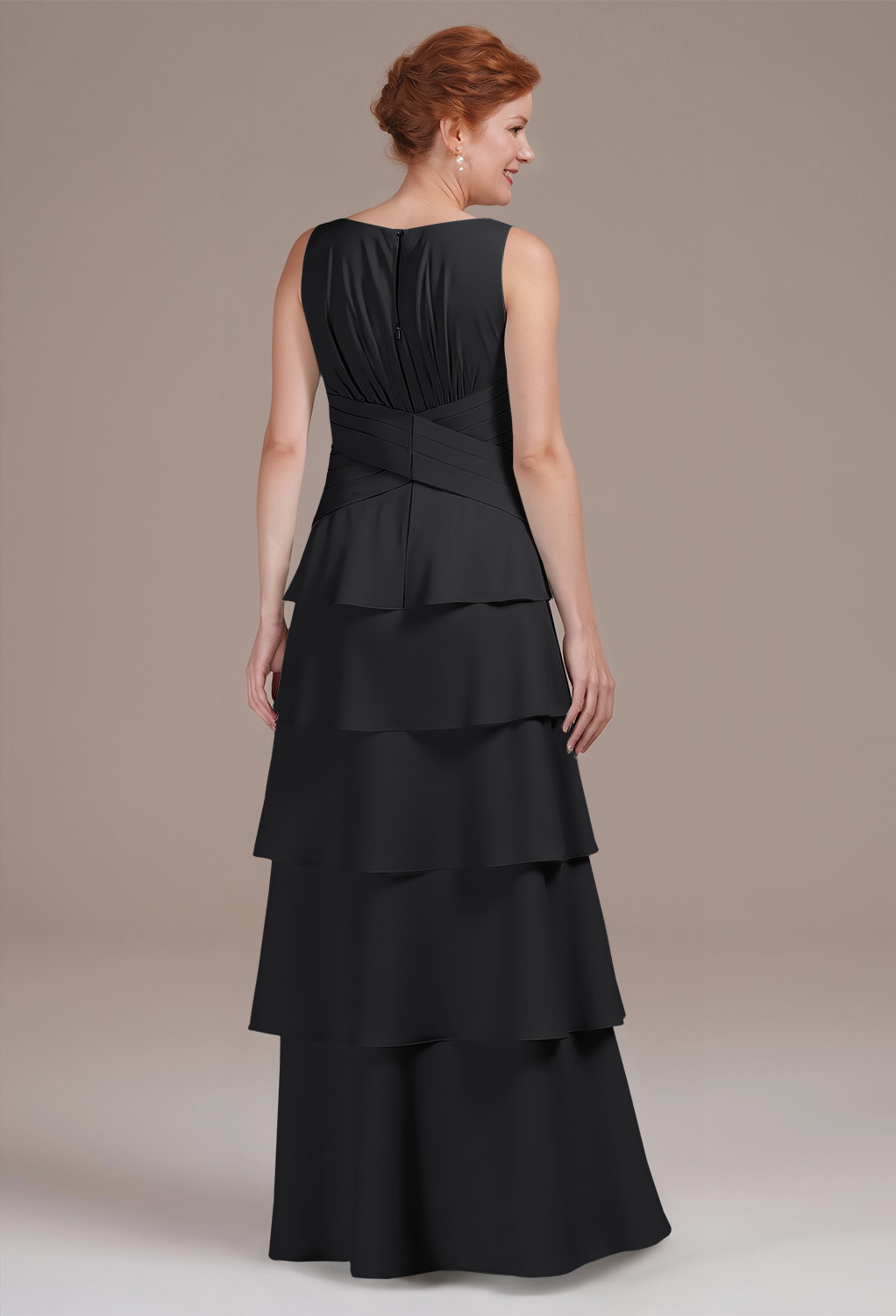AW Addie Black Metallic  Mother of the Bride Dresses